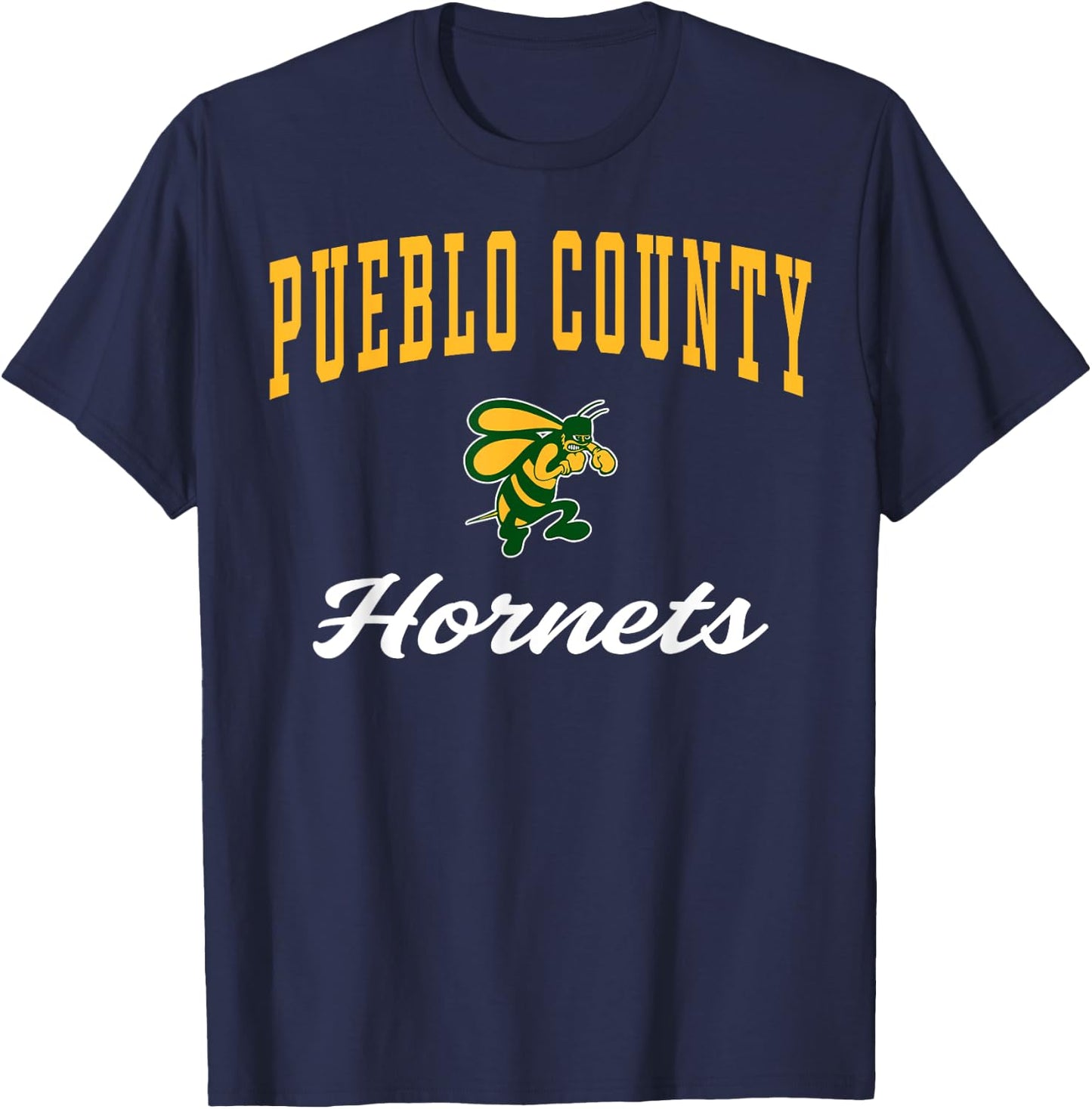 Pueblo County High School Hornets C3 T-Shirt - T-Shirt | Navy