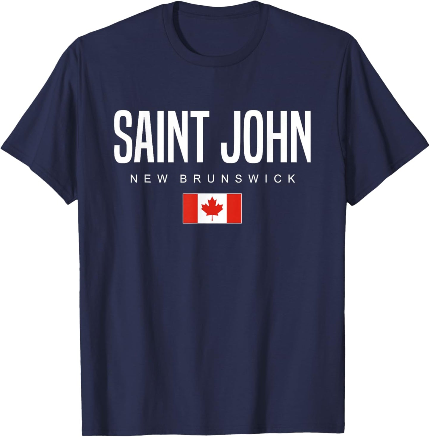 Saint John New Brunswick Canada T-Shirt - T-Shirt | Navy