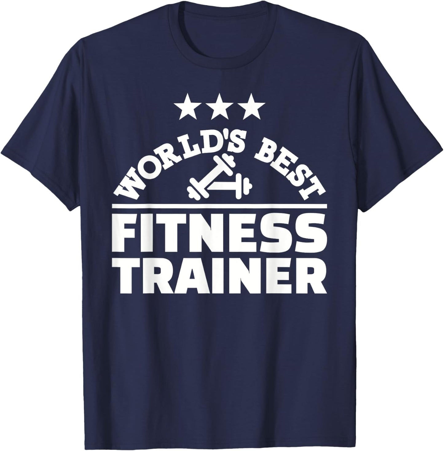 World's best fitness trainer T-Shirt - T-Shirt | Navy
