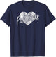 Panthers Baseball Softball High School Team Mascot Mom T-Shirt - T-Shirt | Navy