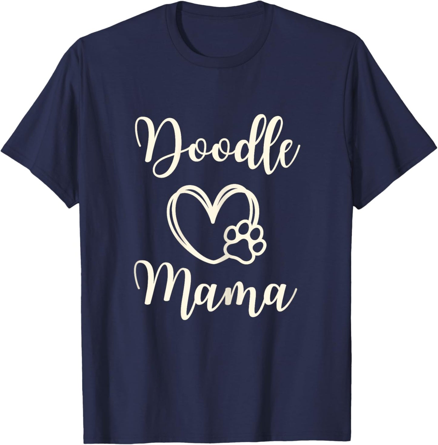 Doodle Mom Gift Mama Funny Dog Goldendoodle T-Shirt - T-Shirt | Navy