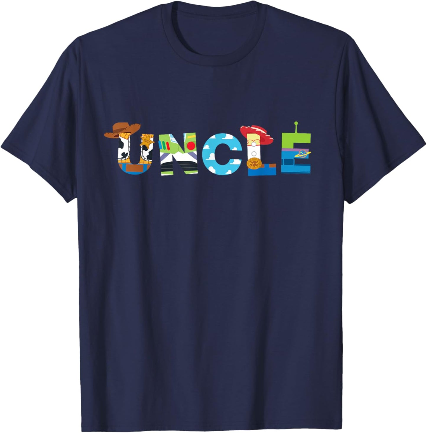 Disney and Pixar’s Toy Story Uncle Family Trip & Birthday T-Shirt - T-Shirt | Navy