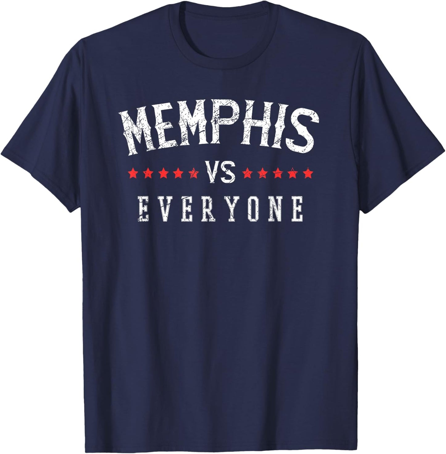 Vintage Memphis VS Everyone - All Sport Best Memphis T-Shirt - T-Shirt | Navy