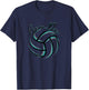 Parents Volleyball Team Game Day Teal & Black Splatter T-Shirt - T-Shirt | Navy