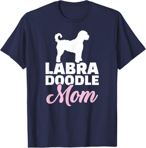 Labradoodle mom T-Shirt - T-Shirt | Navy