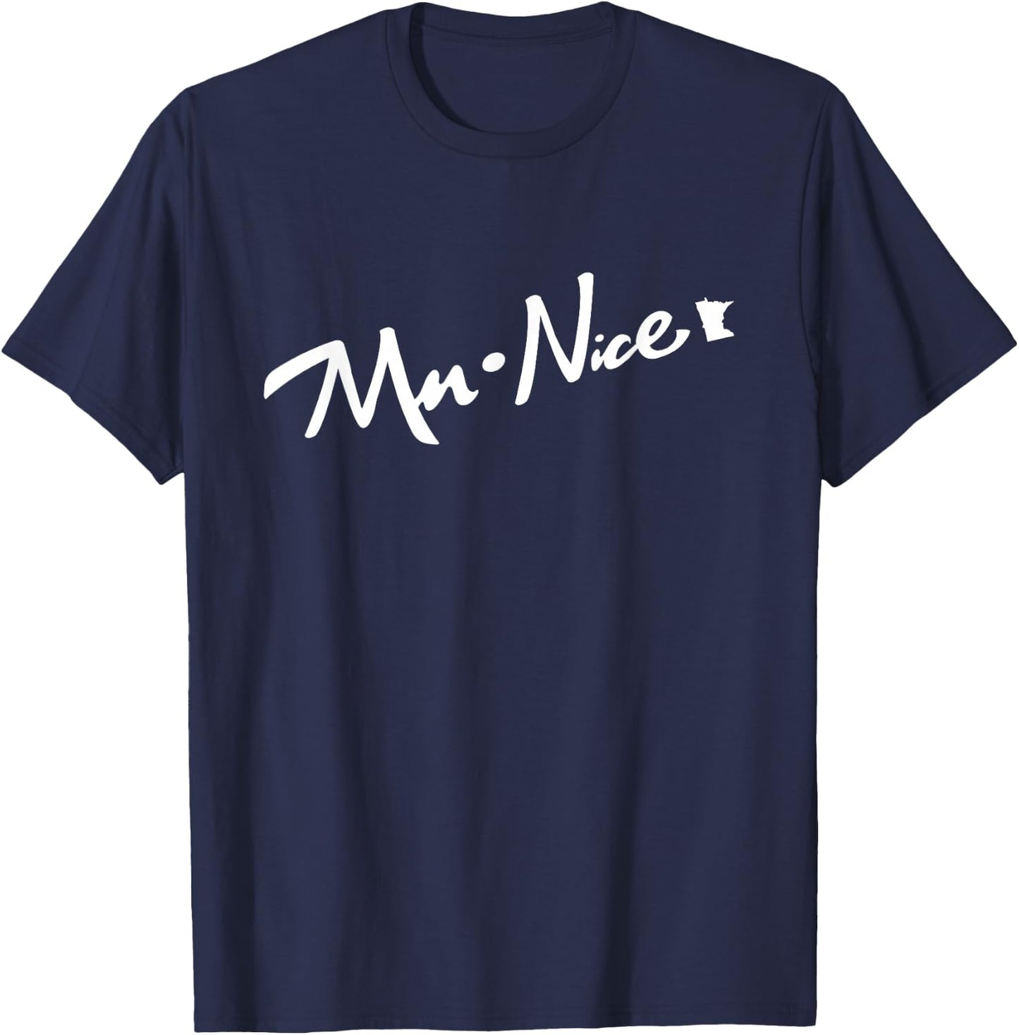 MN Nice Script T-Shirt - T-Shirt | Navy