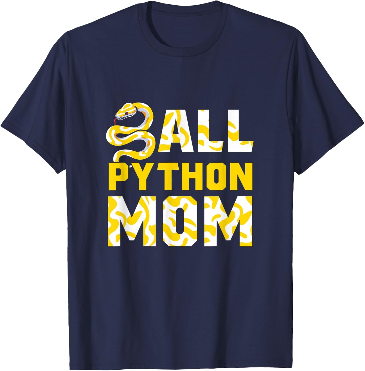 Banana Ball Python Herpetologist Ball Python Mom Herpetology T-Shirt - T-Shirt | Navy