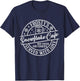 Classic Retro Frosty's Snowflake Cafe Coffee Lovers Xmas T-Shirt - T-Shirt | Navy