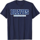 Braves Basketball Indian River High School T-Shirt - T-Shirt | Navy