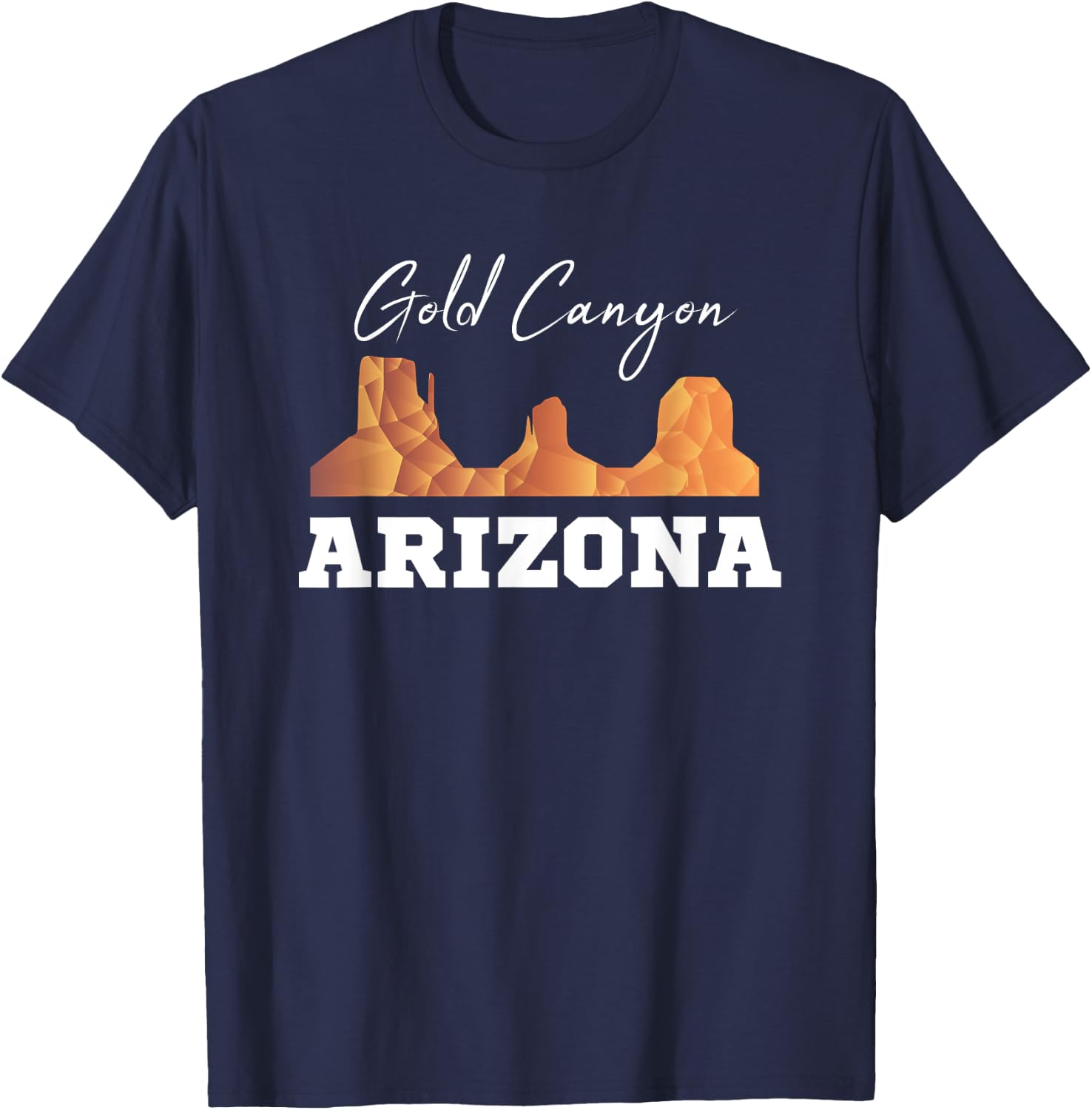 Gold Canyon Arizona T-Shirt - T-Shirt | Navy