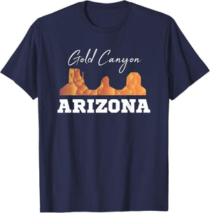 Gold Canyon Arizona T-Shirt - T-Shirt | Navy