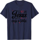 I Love Jesus But I Cuss A Little Funny Women T-Shirt - T-Shirt | Navy