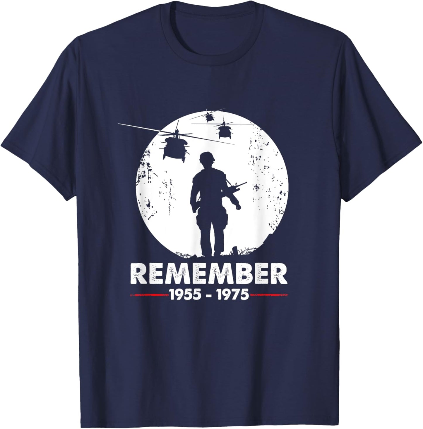 Vietnam War Remember - Military Veteran T-Shirt - T-Shirt | Navy
