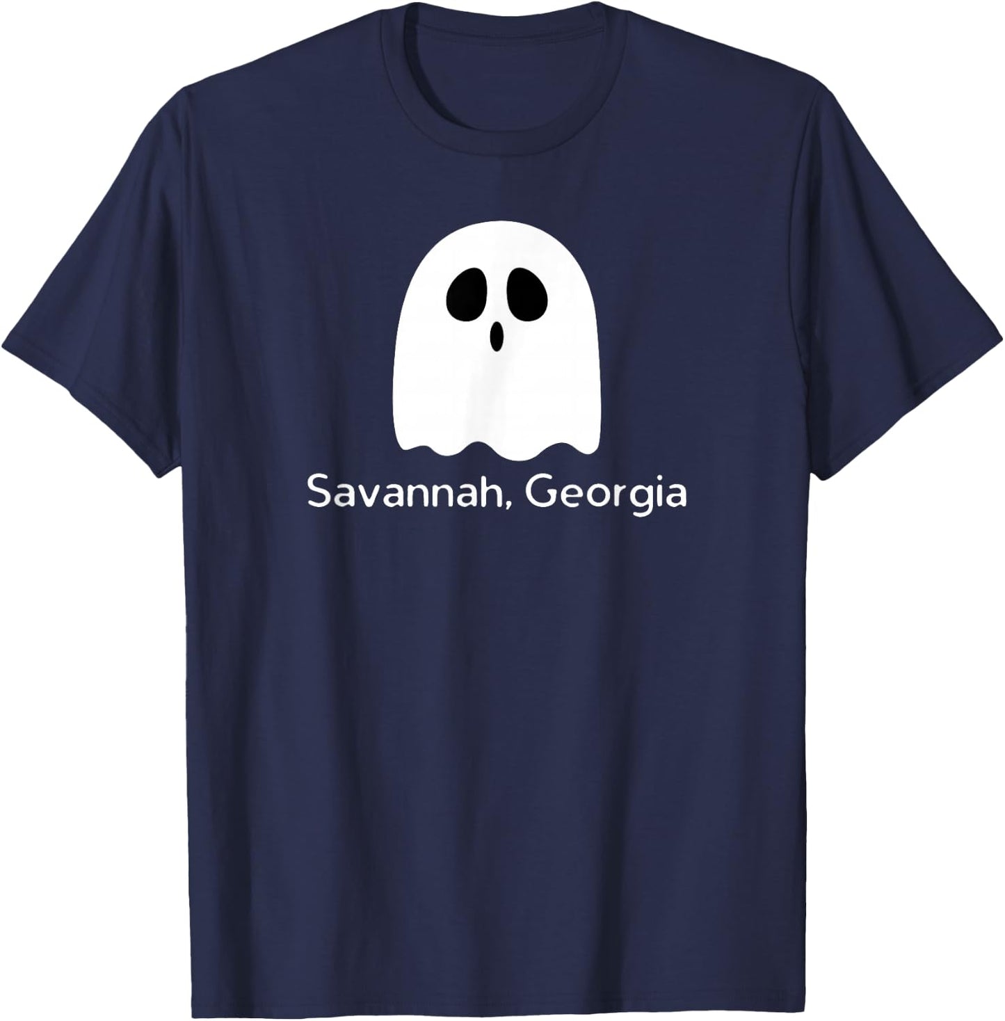 Savannah, Georgia Ghost Hunting Souvenir T-Shirt - T-Shirt | Navy