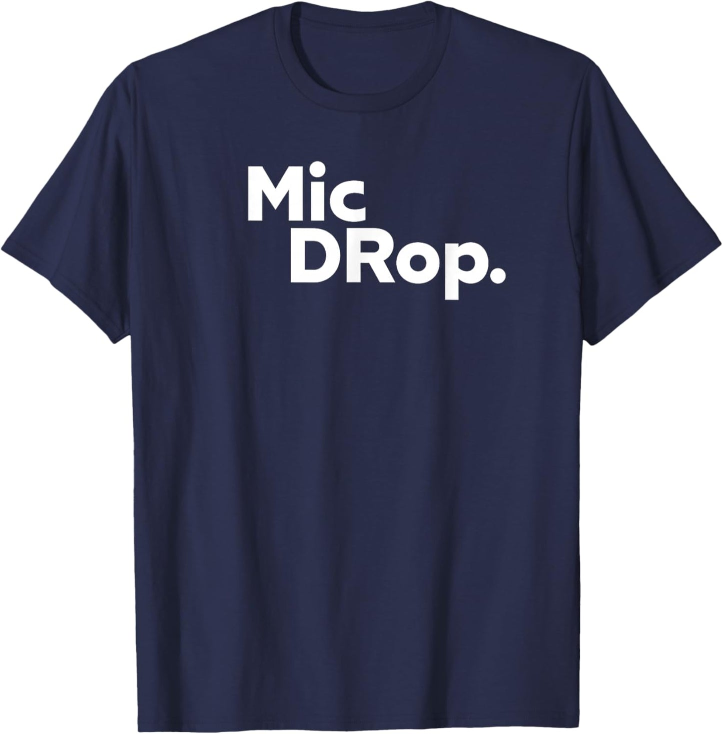 MIC Drop T-Shirt - T-Shirt | Navy