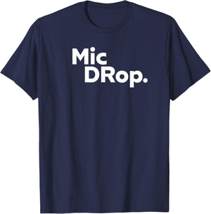 MIC Drop T-Shirt - T-Shirt | Navy