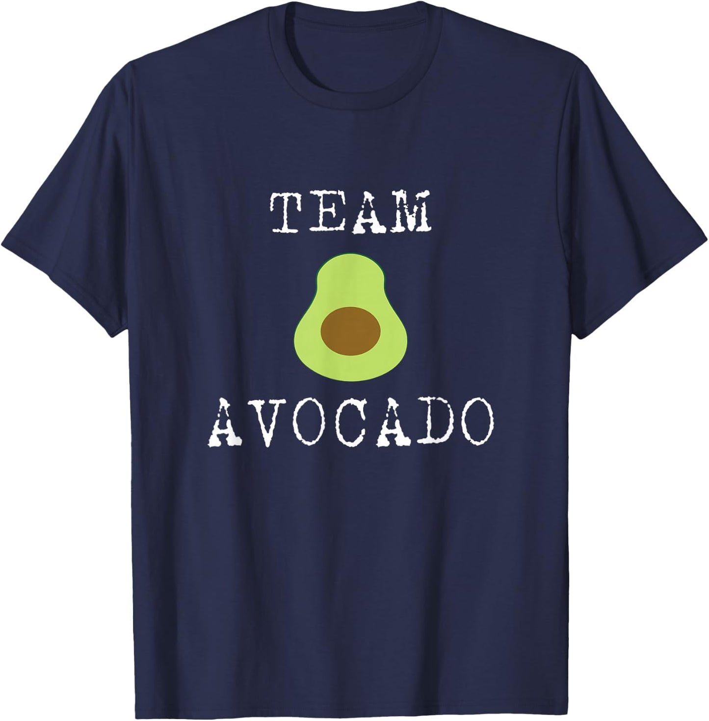 Team Avocado Funny Avocado Shirt Vegan T-Shirt - T-Shirt | Navy