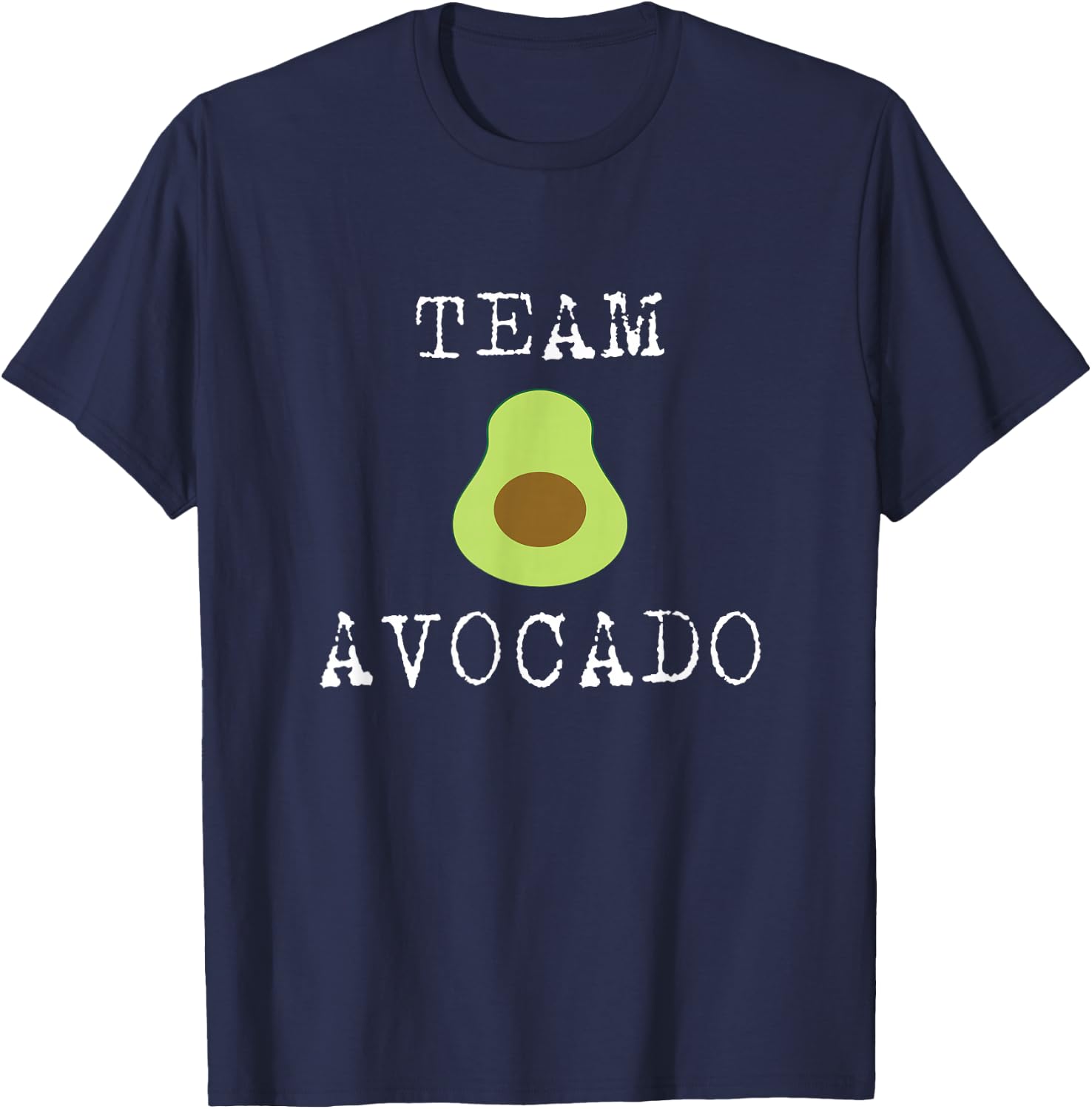 Team Avocado Funny Avocado Shirt Vegan T-Shirt - T-Shirt | Navy