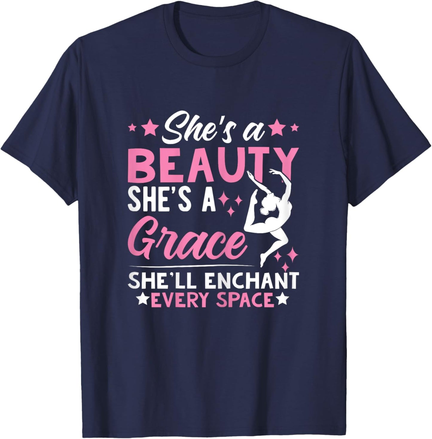Acro Dance girl T-Shirt - T-Shirt | Navy