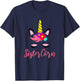 Sistercorn Unicorn Birthday for Sister T-Shirt - T-Shirt | Navy