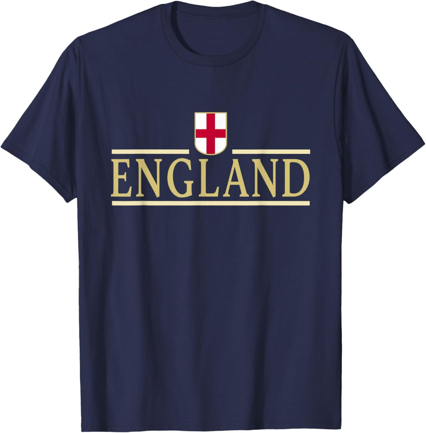 England Flagge England Fußball Trikot T-Shirt - T-Shirt | Navy