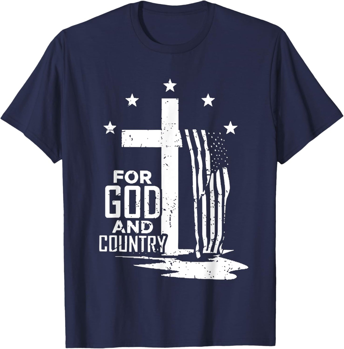 For God and Country T-Shirt - T-Shirt | Navy