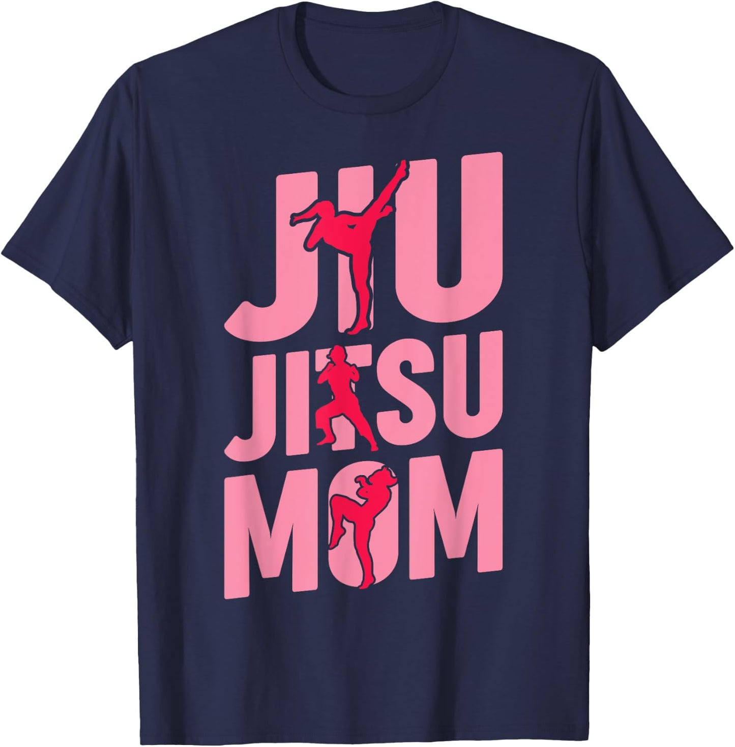 Martial Art Jiu Jitsu Mom Sport T-Shirt - T-Shirt | Navy