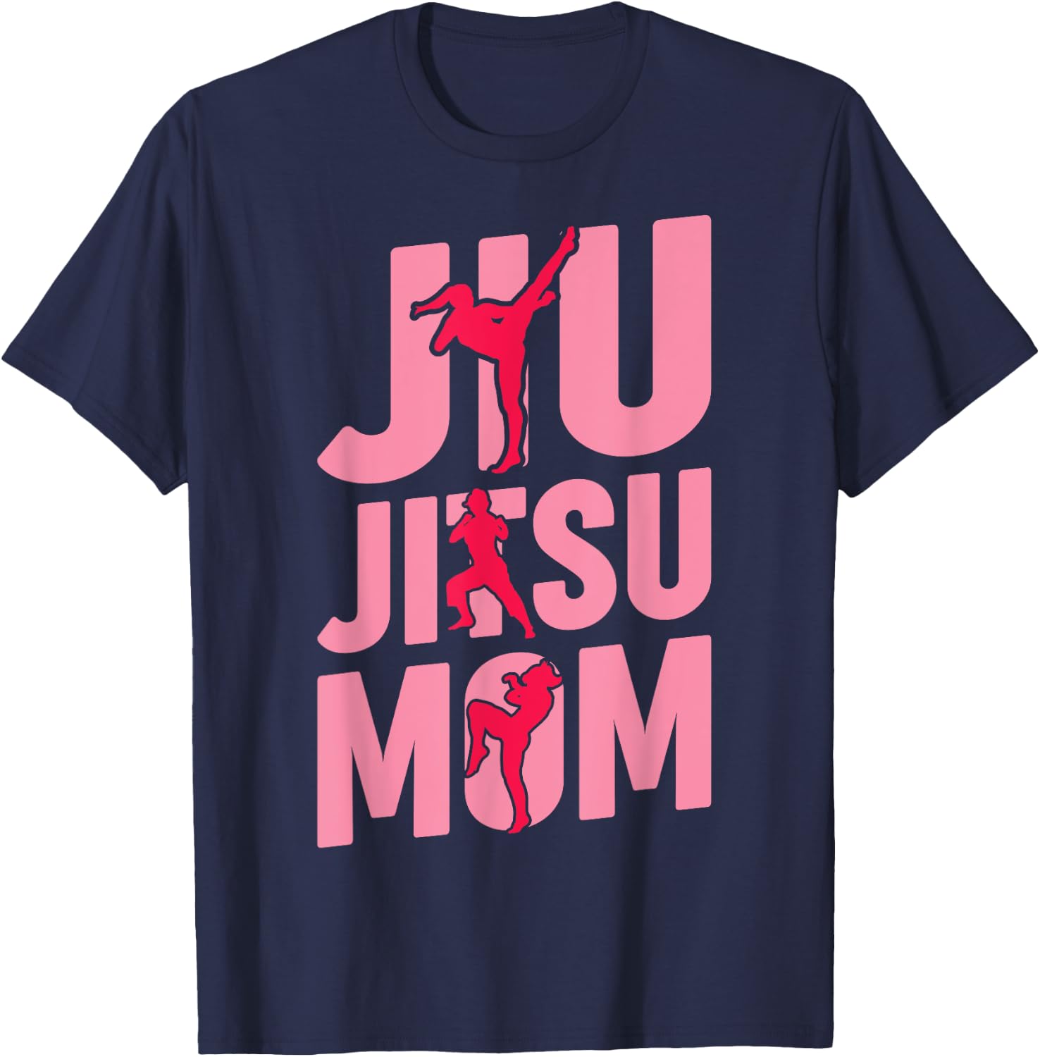 Martial Art Jiu Jitsu Mom Sport T-Shirt - T-Shirt | Navy