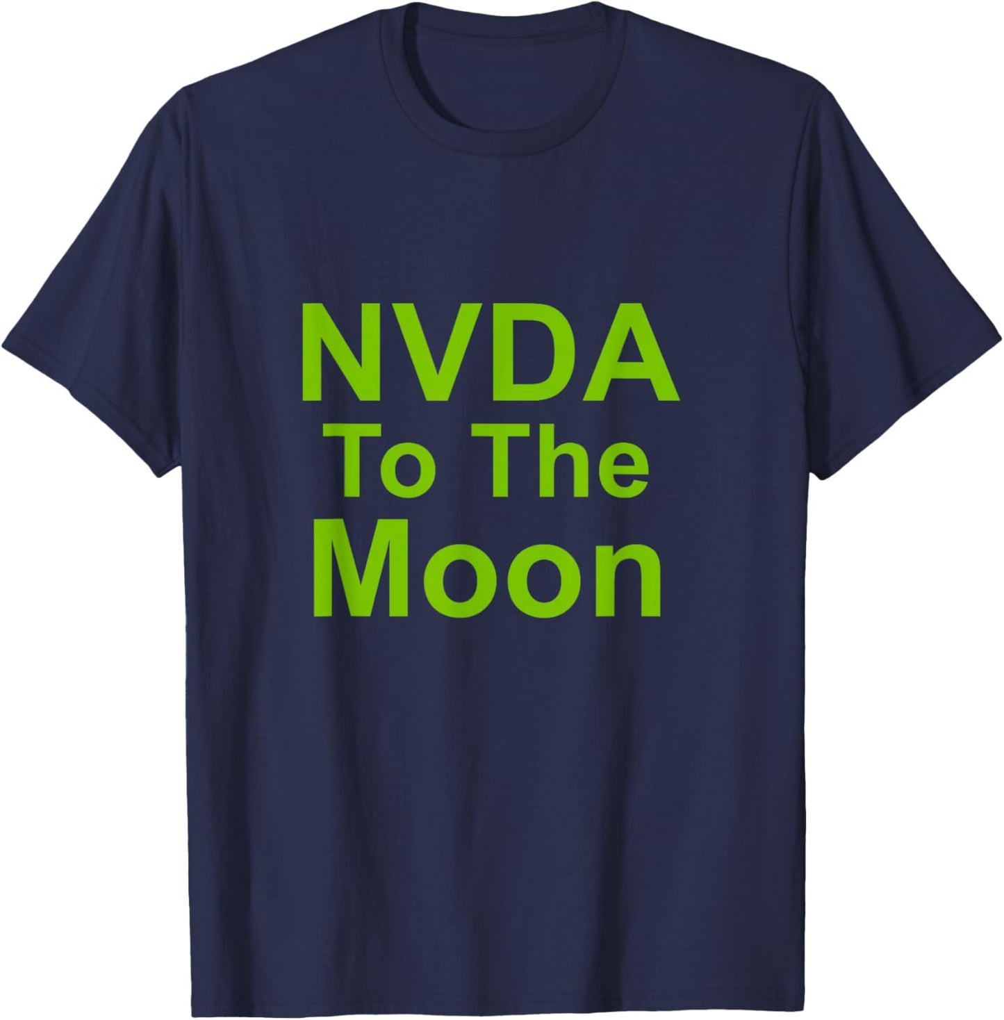 NVDA To The Moon T-Shirt - T-Shirt | Navy