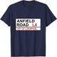 Liverpool Anfield Road Street Sign T-Shirt - T-Shirt | Navy