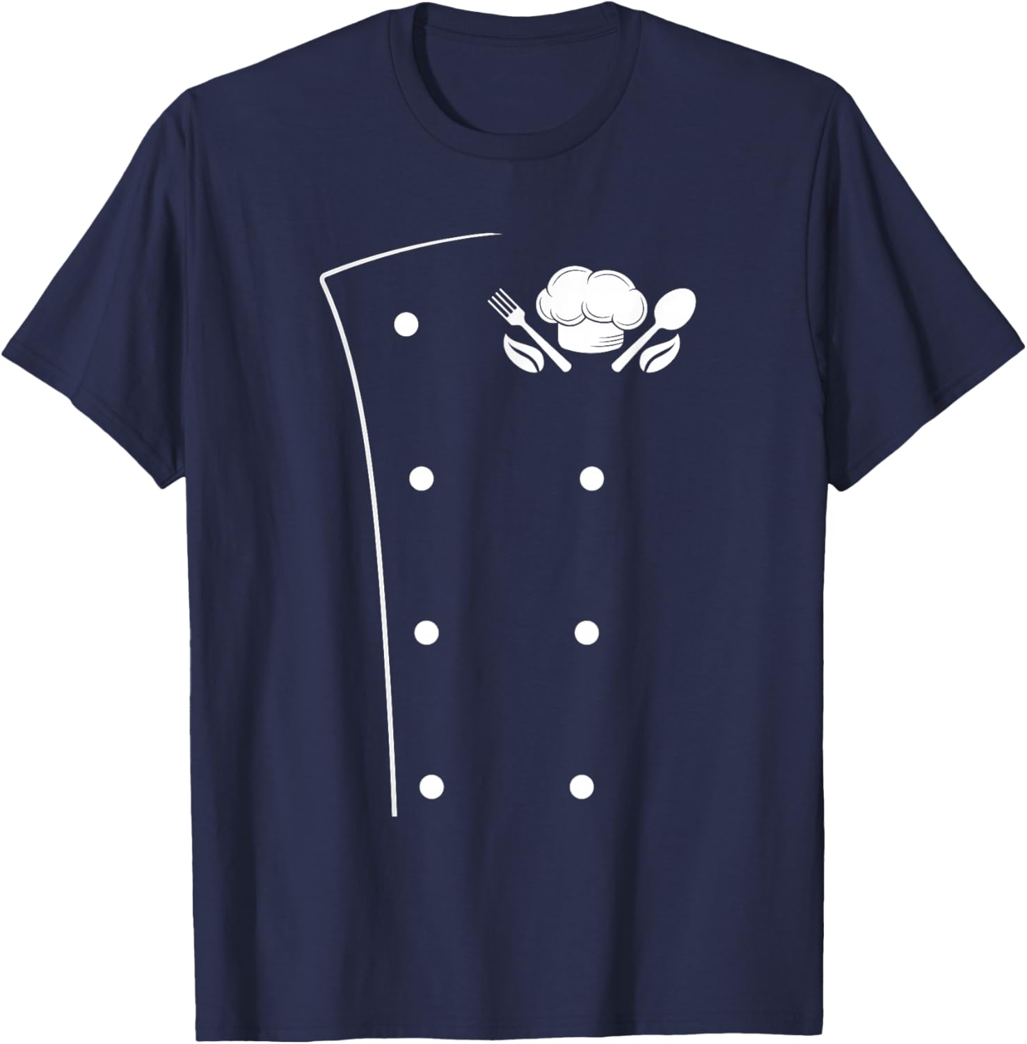 Chef Coat Cooking Culinary Chef Cooking Hat Cooking Utensils T-Shirt - T-Shirt | Navy