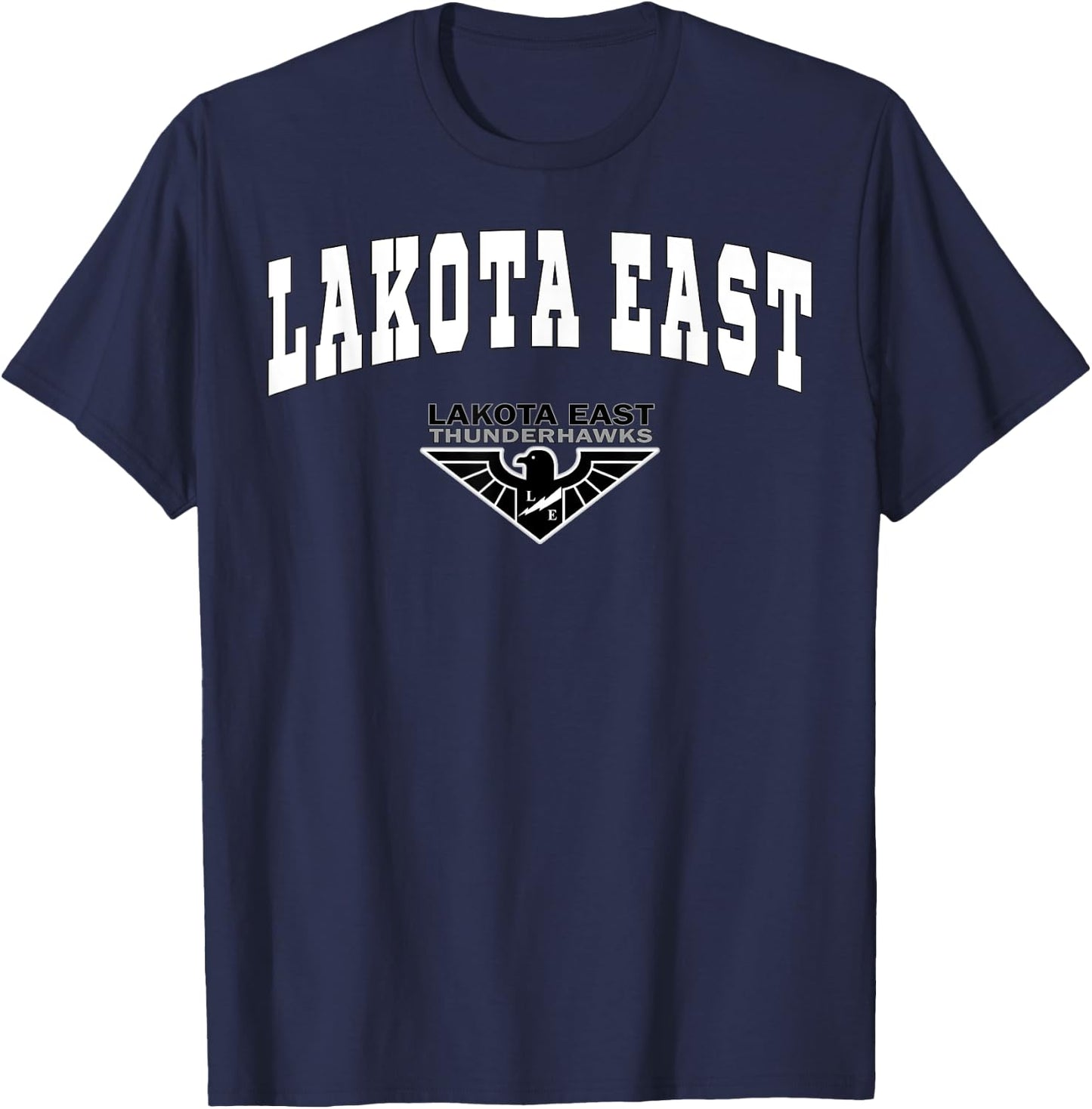 Lakota East High School Thunderhawks C2 T-Shirt - T-Shirt | Navy