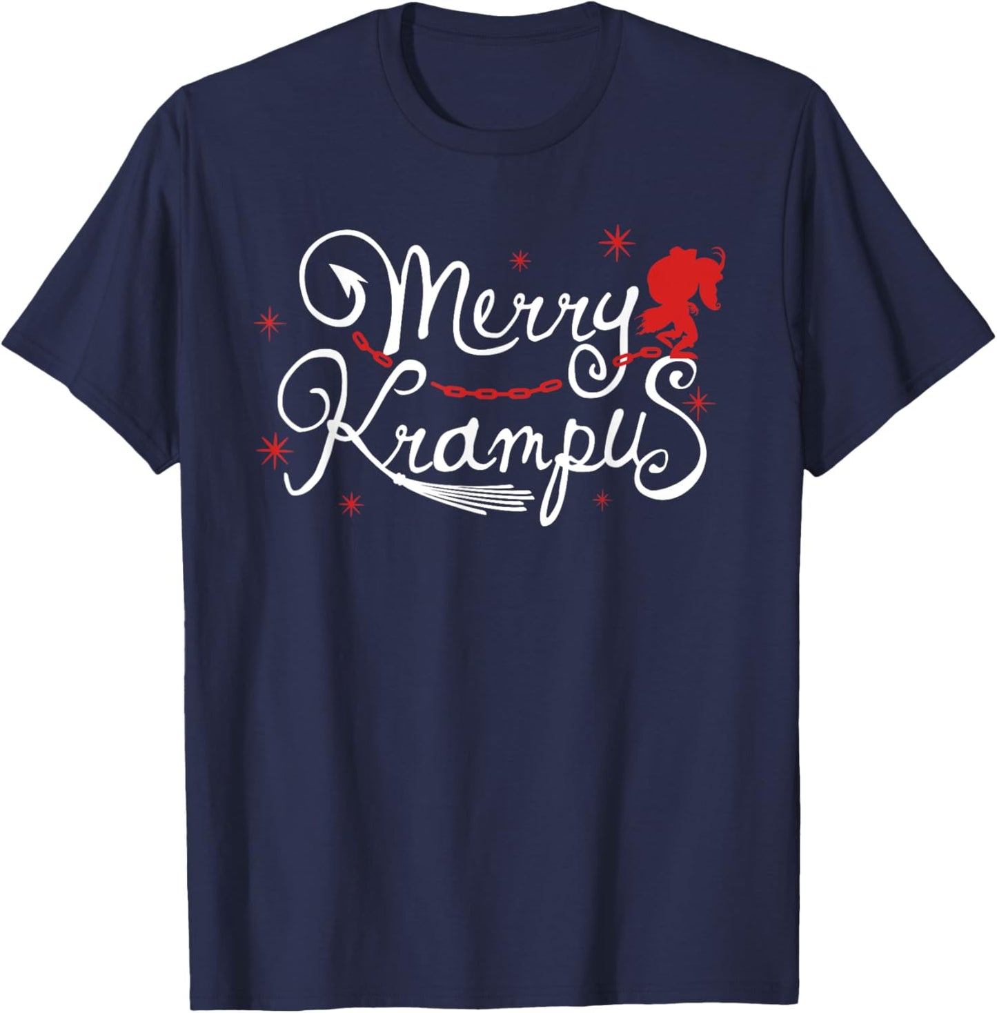 Merry Krampus German Folklore Christmas for Krampusnacht T-Shirt - T-Shirt | Navy
