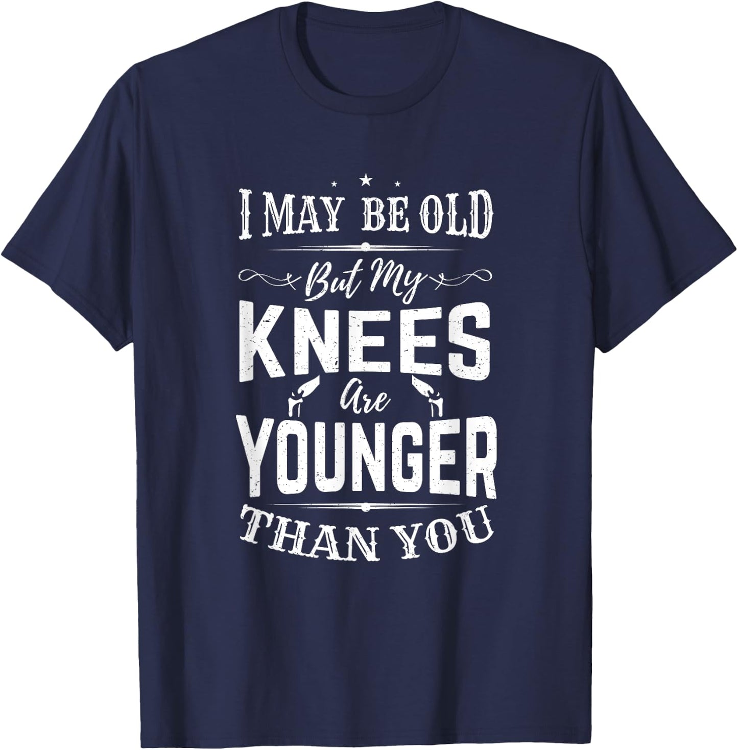 Knee Surgery Recovery After Surgery Knee Replacement T-Shirt - T-Shirt | Navy