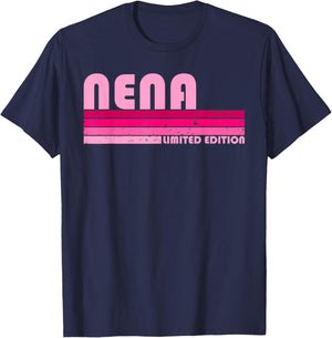 NENA Name Personalisierter Retro Vintage 80er 90er Geburtstag T-Shirt - T-Shirt | Navy
