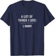 Funny I Love Brandy T-Shirt - T-Shirt | Navy