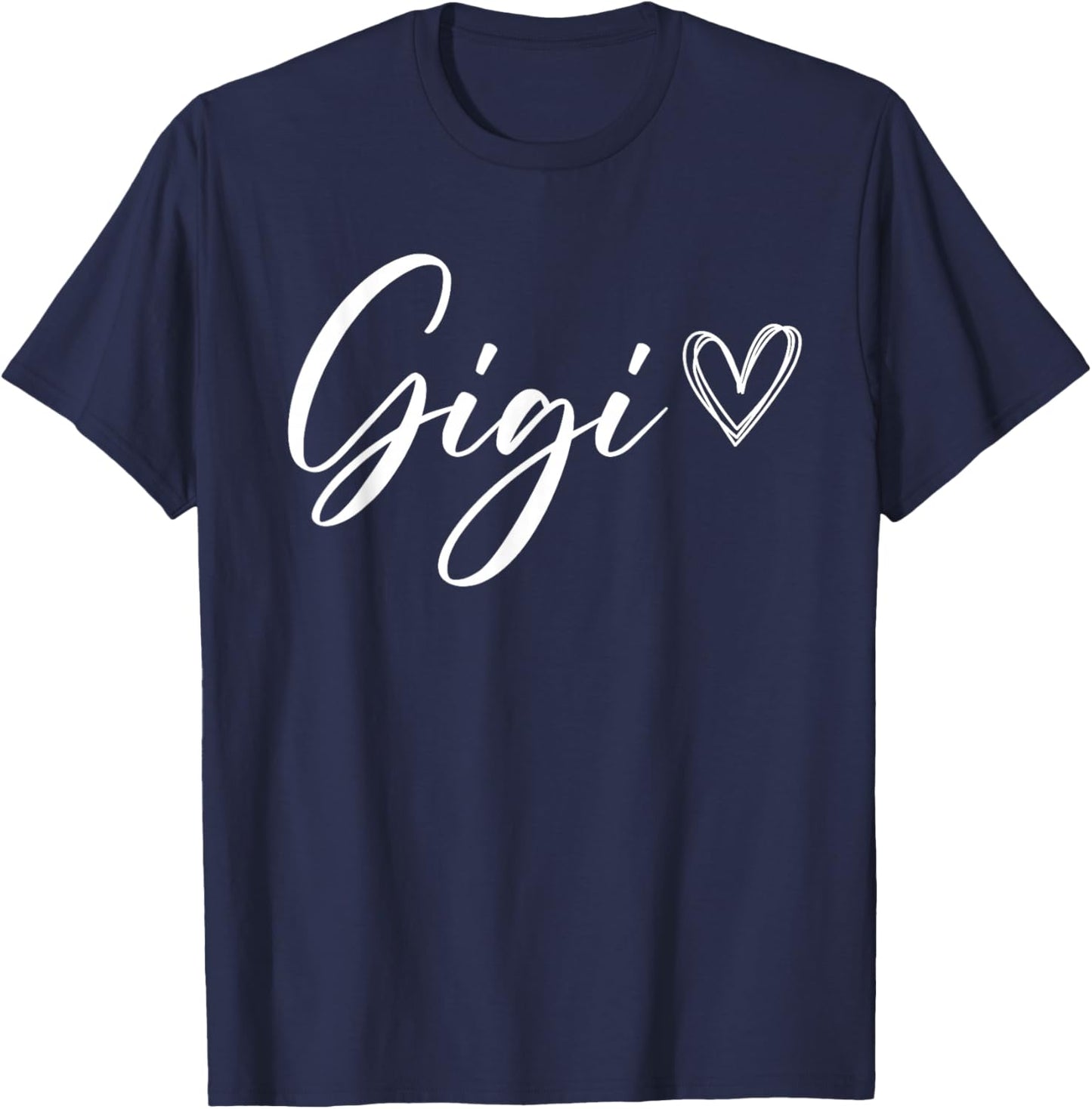 Gigi for Grandma Grandmother Announcement Mothers Day T-Shirt - T-Shirt | Navy