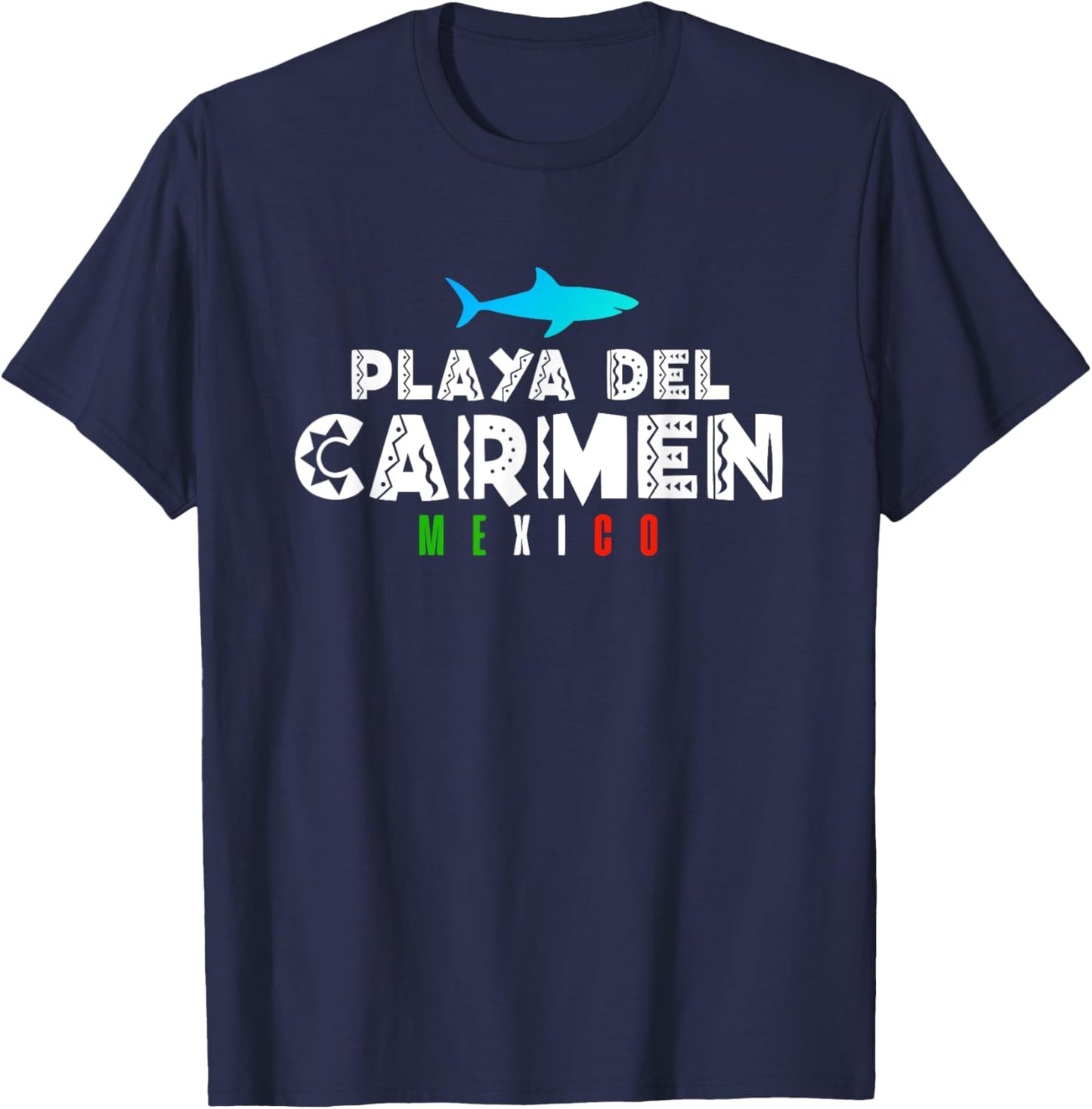 Playa Del Carmen Mexico Vacation Souvenir Gift T-Shirt - T-Shirt | Navy