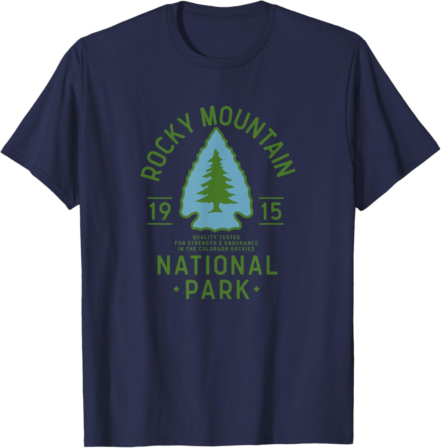 Rocky Mountain National Park Graphic T-Shirt - T-Shirt | Navy
