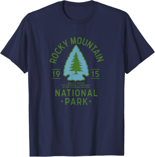 Rocky Mountain National Park Graphic T-Shirt - T-Shirt | Navy