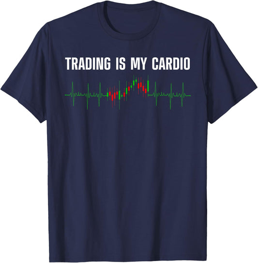 Stock Trading Art Women Stock Market Stock Trader T-Shirt - T-Shirt | Navy
