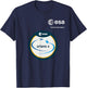 ESA European Space Agency Mission Ariane 6 Patch T-Shirt - T-Shirt | Navy