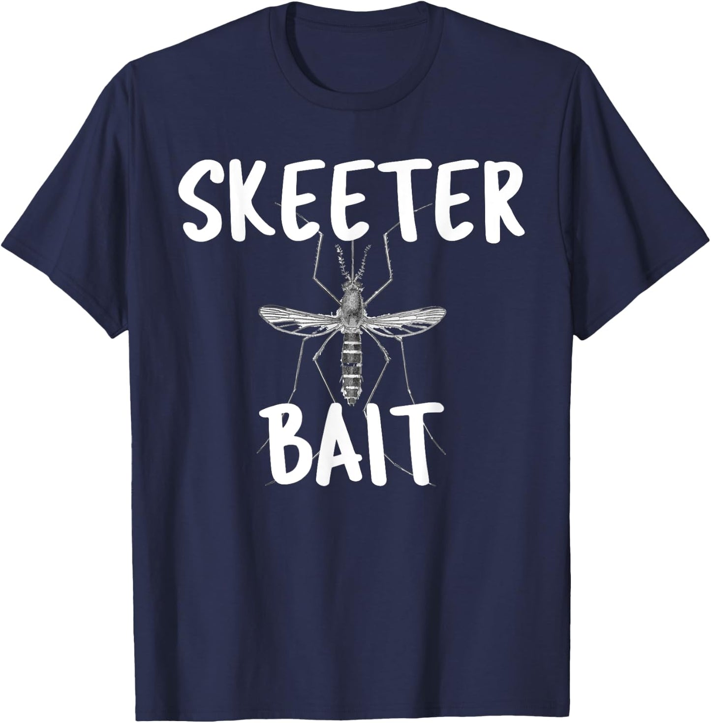Skeeter Bait Mosquito Insect Bug T-Shirt - T-Shirt | Navy