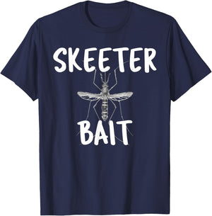 Skeeter Bait Mosquito Insect Bug T-Shirt - T-Shirt | Navy