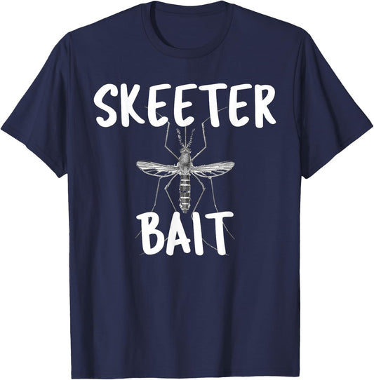 Skeeter Bait Mosquito Insect Bug T-Shirt - T-Shirt | Navy