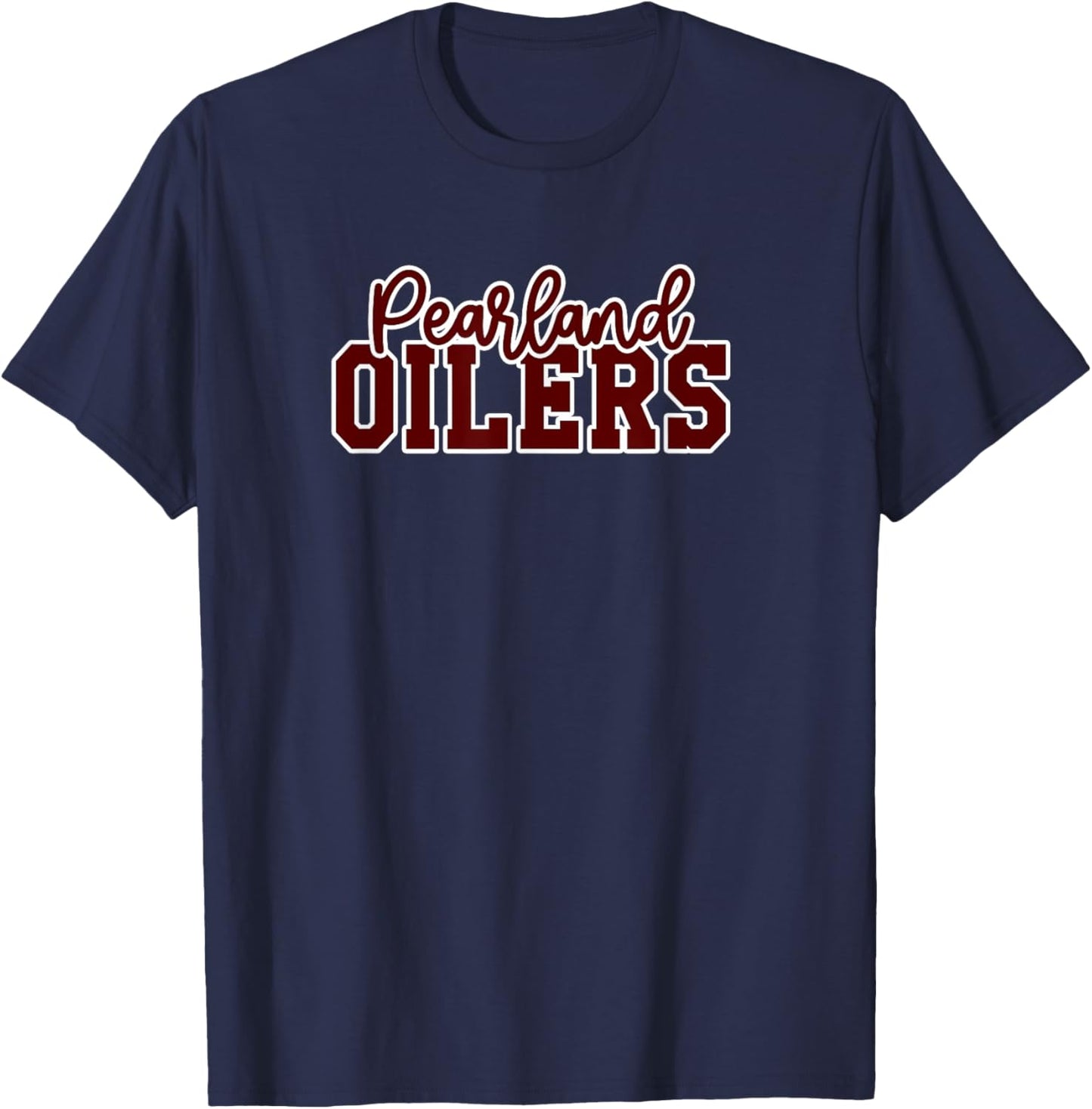 Pearland High School Oilers T-Shirt - T-Shirt | Navy
