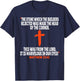 Matthew 21:42 Bible Verses Scripture T-Shirt - T-Shirt | Navy