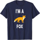 I'm A FOX Funny FOX T-Shirt - T-Shirt | Navy