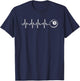 Pool Art Women Billiards Lover 8 Ball Pool Player T-Shirt - T-Shirt | Navy