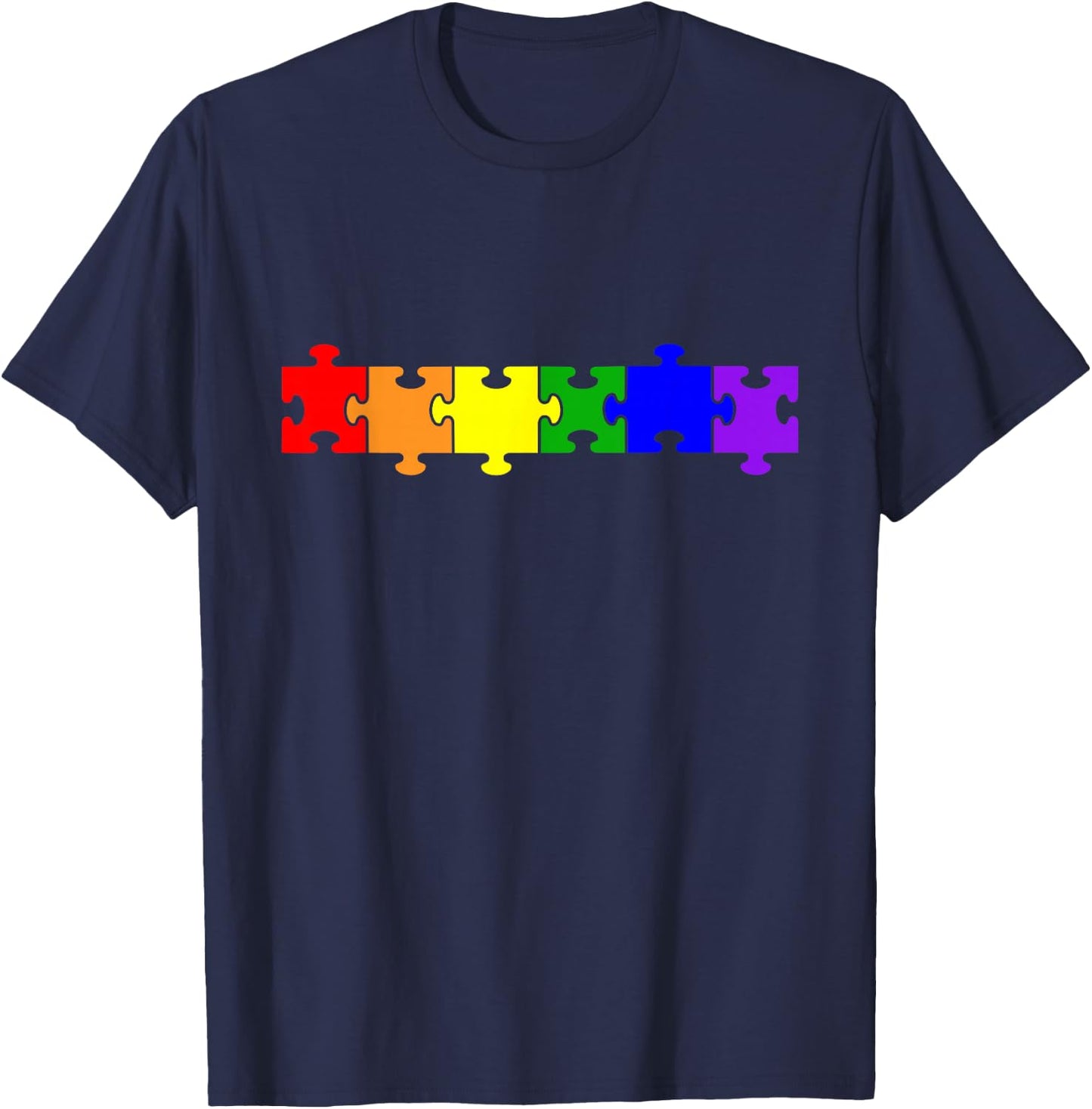 Colourful Puzzle T-Shirt - T-Shirt | Navy